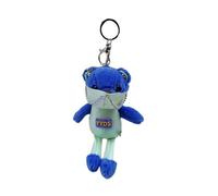 AOOOWER Porte-clés en forme d'ours avec machine à saisir - Jouet doux et élégant pour sac et clé en peluche - Téléphone, 18cm, Coton PP, Pas de gemme