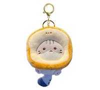 AOOOWER Porte-clés en peluche douce en forme de chat coloré pour filles et adultes, 5.46x3.9in, Peluche, Pas de gemme