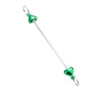 AOOOWER Porte-clés en perles avec fermoir mousqueton, breloque de sac tendance, texture unique, convient pour les travaux manuels, Size Approx. 3.5inch8.9cm, Plastique, Pas de gemme