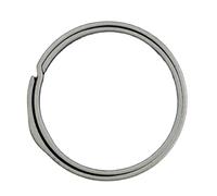 AOOOWER Porte-clés léger avec boucle en alliage - Anneaux de saut fendus - Mousqueton portable - Porte-clés élégant, SizeApprox.30/25/20/16mm1.18/0.98/0.78/0.62inch, Alliage de titane, Pas de gemme