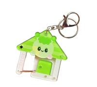 AOOOWER Porte-clés léger en acrylique pour animal de compagnie, motif personnage de dessin animé, porte-clés pour sac à dos, accessoires pour l'extérieur, SizeApprox.7cm/2.76inch, Acrylique, Pas de