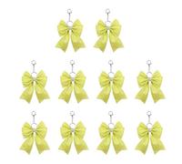 AOOOWER Porte-clés multifonction en cuir élégant avec nœud de pom-pom girl - Accessoire pour adolescentes et filles, SizeApprox.12.5x16cm/4.9x6.3inches, Alliage de cuir, Pas de gemme