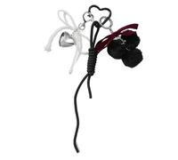 AOOOWER Porte-clés ours en ABS pour sac à dos, sac à main, ornement charmant avec lumière LED pour femmes et enfants, Size 5.5x4.5cm/2.17x1.77inch, ABS, Pas de gemme