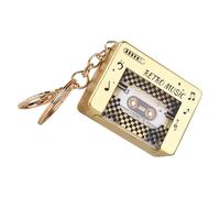 AOOOWER Porte-clés radio rétro avec motifs miniatures évoquant des souvenirs d'enfance pour les amateurs de styles vintage et tendance, Size 5.3x4.3cm/2.09x1.69inch, Acrylique, Pas de gemme
