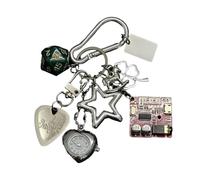 AOOOWER Porte-clés tendance en alliage pour montre de poche, accessoire de clé, médiator de guitare, convient pour les fêtes et les occasions décontractées, 14, Alliage, Pas de gemme