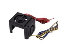 AOOOWER pour 3/CR10 12V 24V Kit De Couvercle De Ventilateur De Refroidissement D'extrudeuse Entièrement Assemblé Coque en Silicone-pour Imprimante 3D Ender3/CR10/Ender5