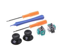 AOOOWER Remplacement de joysticks analogiques 3D pour un contrôleur, avec capuchons de manettes, tournevis, outils de réparation pour un petit tournevis électrique