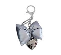 AOOOWER Sangle de téléphone portable avec nœud papillon et cœur coloré - Pendentif fait main pour portefeuille, 6cm, Alliage, Pas de gemme