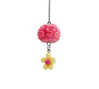 AOOOWER Superbe porte-clés en forme de cerveau pour Halloween, pour sacs et clés de voiture, décoration gothique, 3.9x1.95in, Matériaux mélangés, Pas de gemme