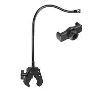 AOOOWER Support de téléphone flexible rotatif et poignée en métal pour appareils de 1,4 m, salle de sport, étude, station de travail, utilisation multi-scénario, support de téléphone