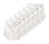 AOOPOO 5/6 Pièces Culotte de Maternité pour Femmes Culotte de Grossesse Taille Haute en Coton Slips sous-vêtements Soutien du Ventre Culottes pour Femmes Enceintes, XS-L