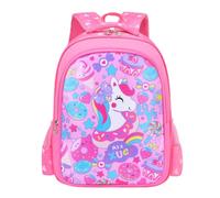 AOOPOO Cartable Fille Garcon Primaire, Sac à Dos Scolaire Enfant Dinosaure Licorne Mignon Sac d'École Léger et Imperméable en Nylon pour Garçons Filles CP, CE1, CE2, 38 × 28 × 16 cm