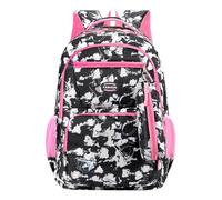 AOOPOO Cartable Fille Primaire, Sac a Dos College Fille Sac Ecole de Grande Capacité, Sacs Scolaires Léger et Imperméable en Nylon pour Enfants avec Trousses, 32 x 20 x 47 cm