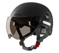 AOOPOO Casque Trottinette Electrique Adulte, Casque Vélo Électrique avec Visière, Casque de Cyclisme Unisexe Haute Protection, Demi-Casque pour Vélo, Trottinette, Skateboard, Motos, pour Homme Femme
