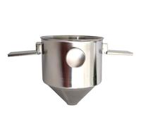 AOOPOO Filtre à Café Permanent en Acier Inox, Goutteur de Café Réutilisable avec Double Maille, Portable Porte Filtre à Café Sans Papier Pliable Filtre à Thé avec Suppor, pour Maison Bureau Voyage