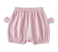AOOPOO Short d'été pour Bébé Garçon Fille Bloomers Shorty Pantalon Court en Coton à Taille Élastique Short Bouffant Été Décontracté Couleur Unie pour Tout-Petits Enfants 6 Mois-3 Ans Vêtements d'été
