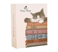 Aoory Lot de 100 albums photo 4D (11,4 cm x 15,2 cm) Motif chat endormi