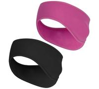 AOOSA 2 Pièces Bandeaux de Hiver, Femmes Hommes Bandeau de Sport, Thermique | Extensible Cache-Oreilles, Bandeaux de Course, Bandeau Cache Oreille pour Sports, Yoga, Danse, Running, Ski, Cyclisme