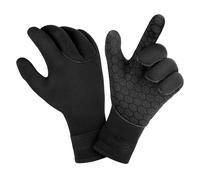 AOOSA 3mm Gants de Plongée en Néoprène, Antidérapant Thermique Gants de Natation avec Poignet Ajustable, pour Surf Kayak Snorkeling Voile, M