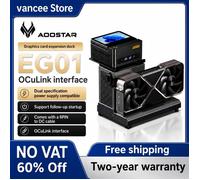 AOOSTAR EG01 OCuLink eGPU Dock PCIe 4.0 x4 External GPU Enclosure for Laptop Mini PC and Desktop