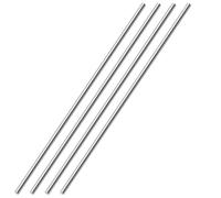 AOOSU 4pcs Tige Acier Inoxydable, Tiges Rondes Solide 4mm diamètre 300mm longueur, Tiges Acier Inox, Barre Rond Solide pour Divers Arbre Bricolage Artisanat Modèle Voiture Avion Paquet