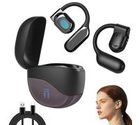 AOOSU AI Ecouteur Traducteur Instantané, 144 LanguesTraducteur Vocal Instantané, Casque de Traduction en Temps Réel Bluetooth, Écouteurs de Traduction Oreille suspendue pour Apprendre Les Voyages