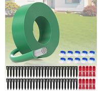 AOOSU Cable Peripherique 50m + 50 Piquets + 10 Connecteurs de Câble + 10 Bornes de Connexion, Câble de délimitation Cable Robot Tondeuse Kit d’Accessoires pour Robot-Tondeuse Utilisation Universelle