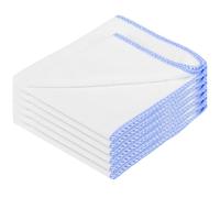 AOOSU Chiffons de Nettoyage en Microfibre, 6 Torchons Lavette Microfibre Chiffons à Poussière et de Cuisine pour Maison, Cuisine, Voiture, Cenêtres e Vitre 30 x 30cm