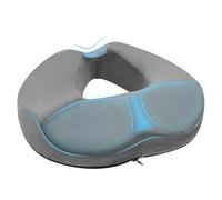 AOOSU Coussin Coccyx Ergonomique, Coussin de Siège pour Hémorroïdes, Coussins orthopédique Donut Cushion Memory Foam Soulage Hémorroïdes Sciatique pour Bureau, Voiture, Fauteuil Roulant