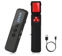AOOSU Détecteur de Caméra Cachée, Détecteur de Bugs 3 en 1, Anti Spy Détecteurs Micro Espion Anti-Espion Caméra Traceur GPS pour Hôtel, Maison, Bureau