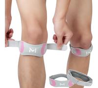 AOOSU Genouillère Rotulienne, 2pcs Sangles de Genou pour Tendon Rotulien, Genouillère Sport, Support Strap Genou Réglable en Neoprène Protection et Soulagement, pour Fitness, Sport, Running