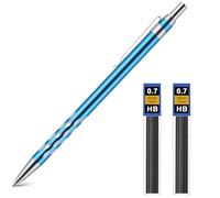 AOOSU OFFCUP Porte-Mine Métal, Crayon Mécanique Métal 0,7mm avec 2 Recharges HB pour Enfant étudiant Dessin Esquisse illustration Architecture écriture