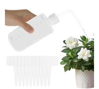 AOOSU Pissette, 3pcs 500ml Flacon Souples, Arrosoir Bouteille De Sécurité en Plastique avec Pipette Et Bouchon, Bouteille De Lavage pour Laboratoires, Squeeze Bouteille D'Arrosage pour Plantes
