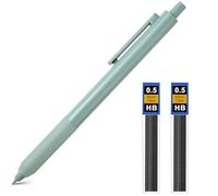 AOOSU Porte-Mines, 0,5mm Crayon Mécanique avec 2 Recharges HB | Criterium Dessin Crayons pour Enfant étudiant Dessin Esquisse illustration Architecture écriture