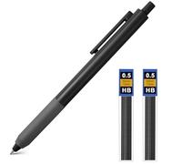 AOOSU Porte-Mines, 0,5mm Crayon Mécanique avec 2 Recharges HB | Criterium Dessin Crayons pour Enfant étudiant Dessin Esquisse illustration Architecture écriture