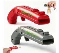 AOOTE Ouvre Bouteille de Pistolet, 4PCS Pistolet Décapsuleur Amusant, Cap Gun Ouvre-Bouteilles de Bière, Pistolet Décapsuleur de Tireur de Lanceur, Décapsuleurs à Capuchon pour Bar Fête et Cadeau