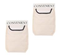 AOOTUERL de rangement suspendu pour armoires de cuisine collantes, 2 pièces Adhésive Rangement Placard Cuisine, sacs de rangement en maille réutilisables, adaptés pour contenir des sacs en plastique i