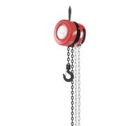 AOOUNGM Treuil Manuel 1T Mini Palan à Chaîne Hauteur 3m, Crochet Rotatif 360° Sécurisé pour Ateliers/Chantiers (Acier Inoxydable Anti-Rouille)