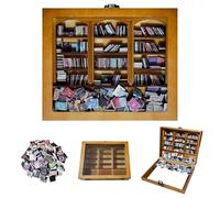 AOOWSDX Lot de 300 mini livres anti-anxiété - Secouez le stress - Accessoires pour la maison, le bureau, la bibliothèque, la décoration et les amateurs de livres