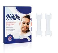 AOOWU Bandelettes Nasale, 30Pcs Bandes de Ronflement, Bandes Nasal Aanti-Ronflement, Anti Ronflement Patch Nasaux, Réduire Les Ronflements, AméLiorer La Qualité Du Sommeil