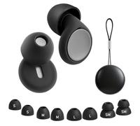 AOOWU Bouchon d'Oreille, Ultra Doux Réutilisables Réduisant Le Bruit 28 Db, Avec 4 Paires Embouts Simples(S/M/L) Et 1 Paires Doubles, Confortables Pour Le Sommeil,Pour Les Voyages, Se Concentrer