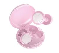 AOOWU Bouchon d'Oreille, Ultra Doux Réutilisables Réduisant Le Bruit 45 dB, Avec 4 Paires Embouts Simples(S/M/L/XS), bouchons d'oreilles en silicone pour dormir, Pour Les Voyages, Se Concentrer