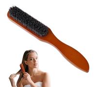 AOOWU Brosse pour Plaquer les Cheveux, Brosse a Cheveux Demelante, Antistatique Massage du Cuir Chevelu Peigne, Brosse poil de sanglier cheveux pour le Nettoyage des Cheveux et de la B