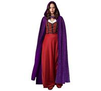 AOOWU Cape de Prince Adultes, Halloween Cape à Capuche Vampire,Costume de Prince pour se déguiser en Roi et en Prince, Carnaval et Les fêtes à thème, Violet, 150cm