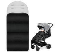 AOOWU Chanceliere Bebe Poussette, Imperméable Chanceliere Universelle pour Poussette, Sac de Couchage Bébé Hiver Chaud Couverture Emmaillotage, pour Poussette, Landaus, Buggy, Siège Auto, Lits Bébé