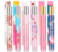 AOOWU Coffret cadeau parfums haut gamme pour femmes, 6 x 35 ml Mini parfums | Coffret cadeau parfum, Eau de Parfum femme portable Huile de Parfum longue durée Cadeau pour elle, Noël, anniversaire