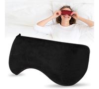 AOOWU Compresse pour les yeux chauds, Réutilisable Masque Chauffant Yeux aux avec Housse en peluche lavable, Masque chauffant, pour la Fatigue Oculaire, Lavable, Soulage les yeux gonflés et les cernes