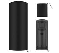 AOOWU Couverture de Chauffe-Patio, 108 x 42CM Housse pour Parasol Chauffant Exterieur Rond, Imperméable Housses de Chauffage en Oxford, Extérieur Housse de Protection pour Chauffage de Terrasse