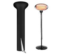 AOOWU Couverture de Chauffe-Patio, 180 * 65 * 35CM Housse pour Parasol Chauffant Exterieur Rond, Imperméable Housses de Chauffage en Oxford, Extérieur Housse de Protection pour Chauffage de Terrasse