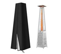 AOOWU Couverture de Chauffe-Patio, 221 * 61 * 53CM Housse pour Parasol Chauffant Exterieur Rond, Imperméable Housses de Chauffage en Oxford, Extérieur Housse de Protection pour Chauffage de Terrasse